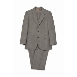 Yves Saint Laurent Gray Wool Pinstripe 2 pc. Suit Men's Tailored Classic 40R